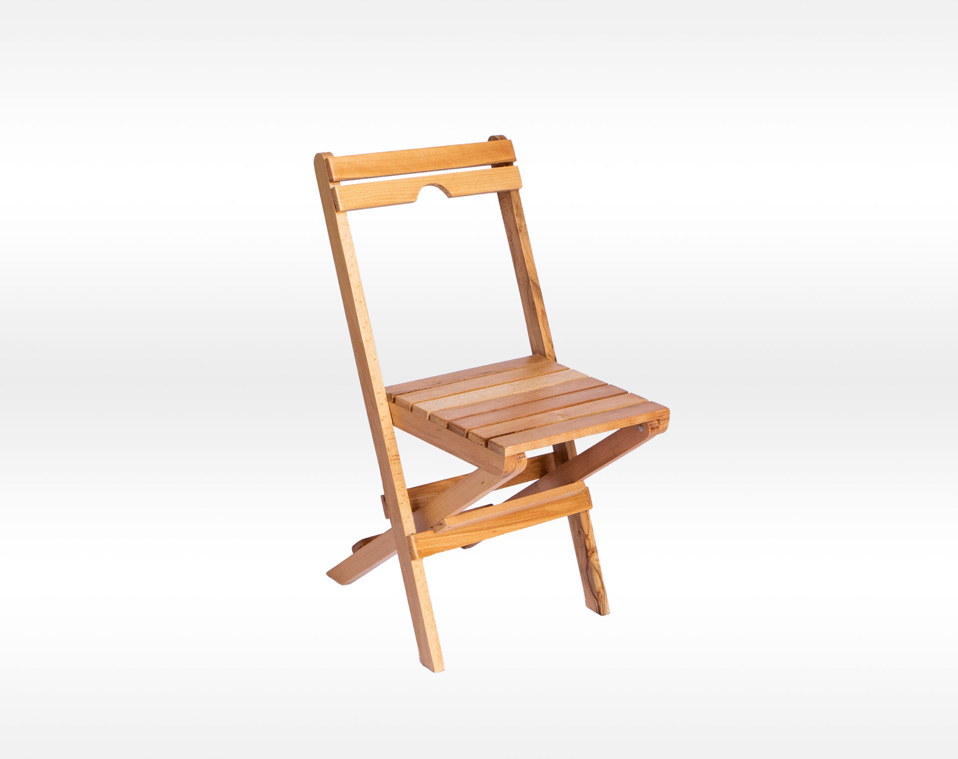 Chams chaise de balcon pliable en bois massif