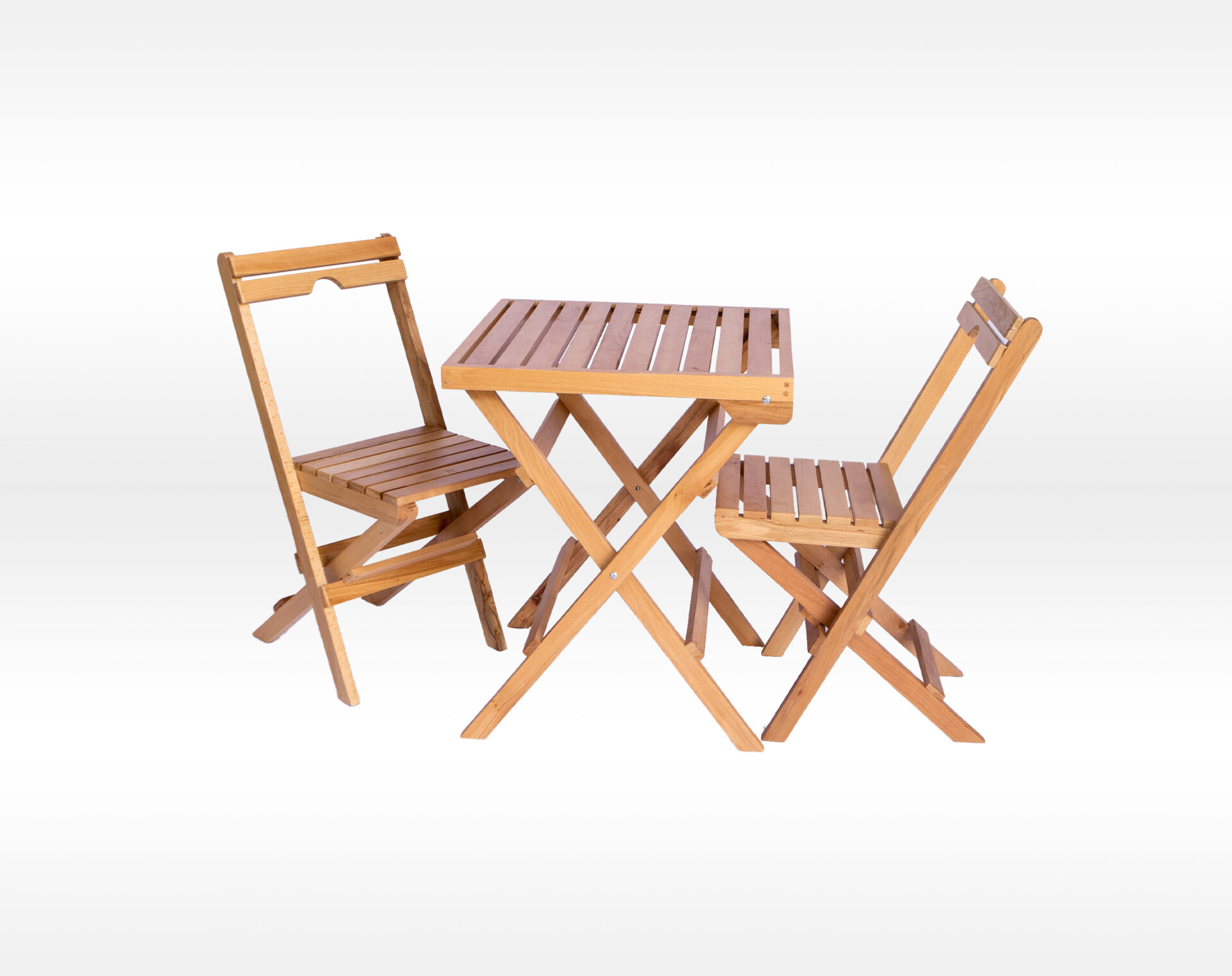 Chams Ensemble pliable en bois massif
