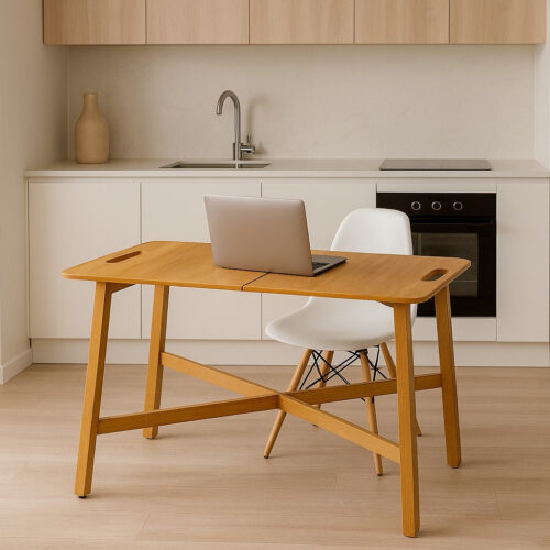 L’Mida rectangulaire – Table à manger pliable pour salon et extérieur