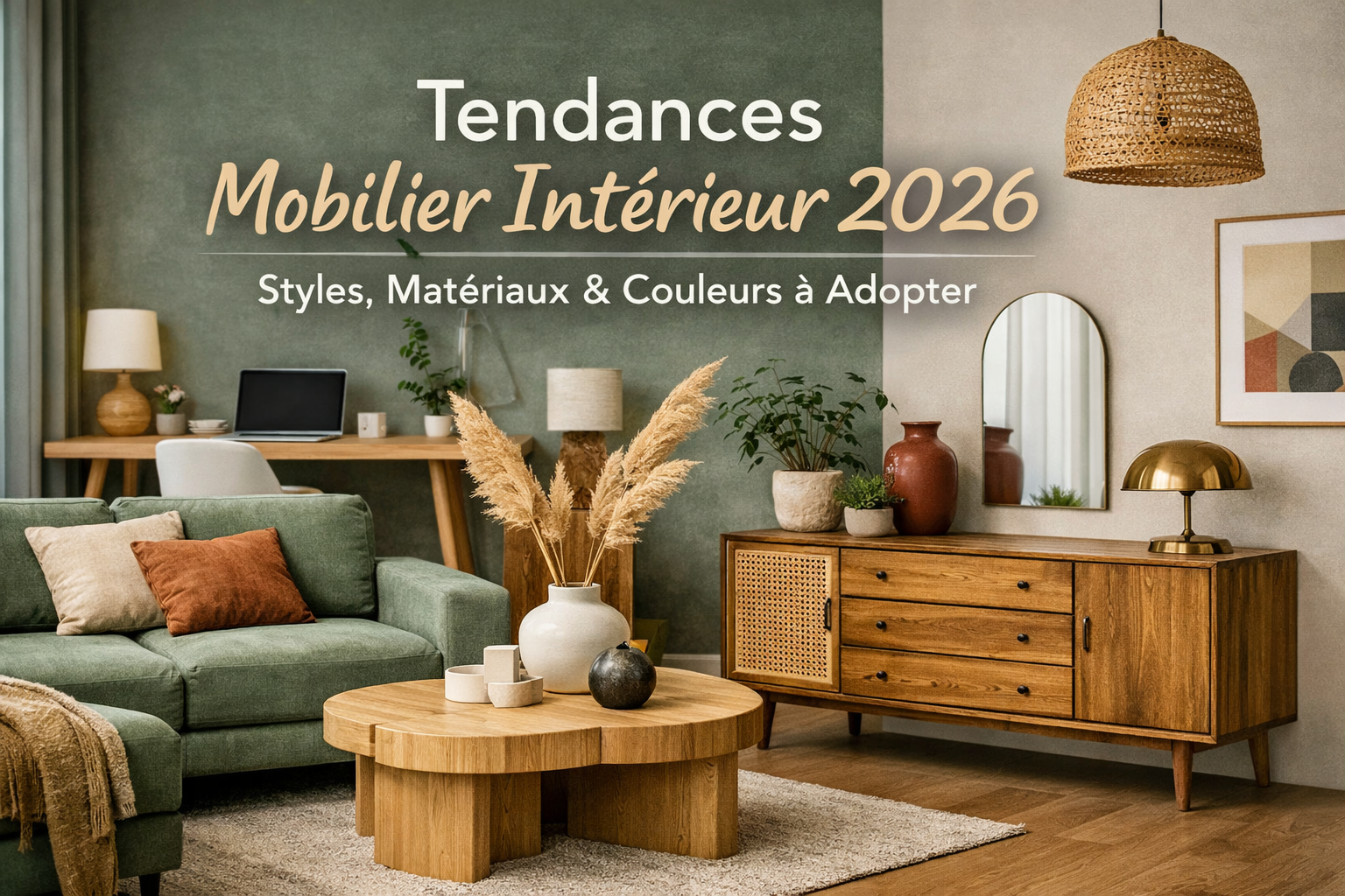 Tendances mobilier intérieur 2026