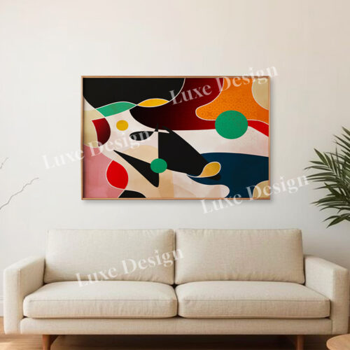 Tableau Décoratif sur Toile – Abstrait Couleurs