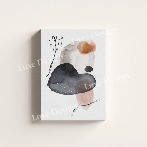 Tableau Décoratif sur Toile – Minimaliste Cercles
