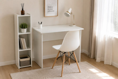 PACK FOCUS – Bureau, chaise et bibliothèque
