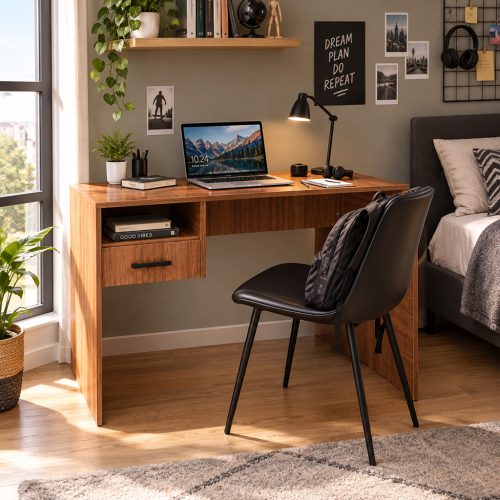 BUREAU JUNIOR – Bureau enfant avec niche et tiroir